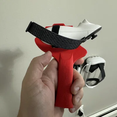 Tay cầm bóng bàn cho người thuận tay trái trên Meta Quest 3