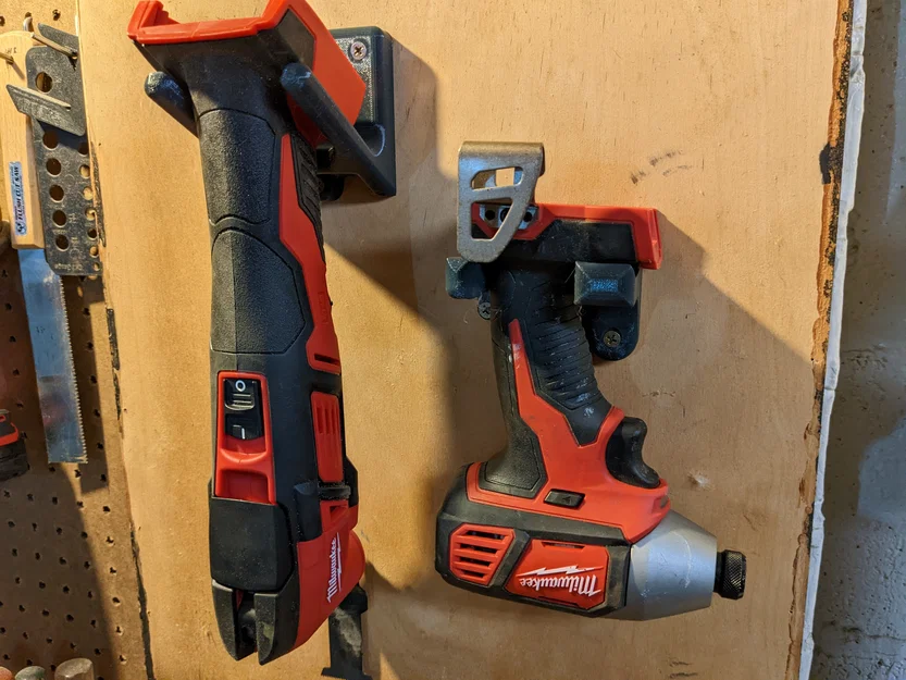 Giá treo/Ngàm giữ máy khoan Milwaukee M18 (Drill Mount / Holder) - Image 1