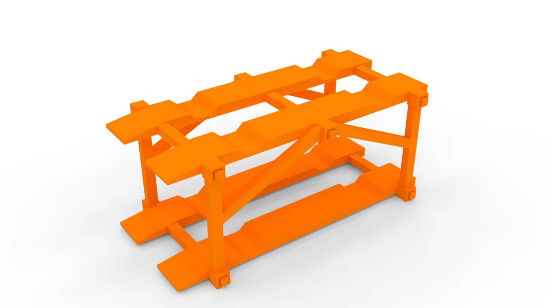 Bệ nâng xe HotWheels (HotWheels Car lift) - Image 1