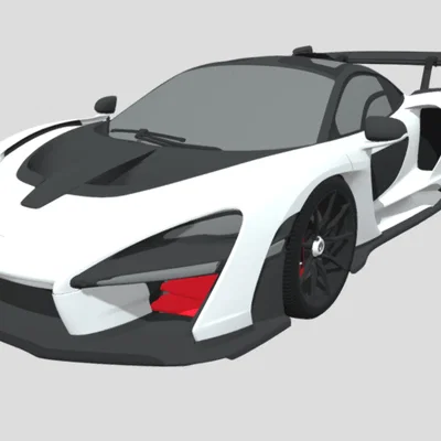 Mô hình siêu xe McLaren Senna cực chất dành cho dân chơi in 3D