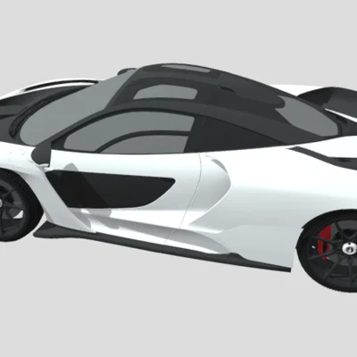 Mô hình siêu xe McLaren Senna cực chất dành cho dân chơi in 3D
