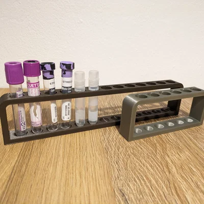 Giá đỡ ống nghiệm 13 vị trí (Vacutainer Stand) - In 3D dễ dàng