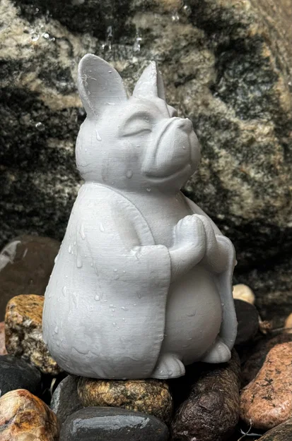 French Bulldog Cầu Nguyện/Thiền Định - Image 2