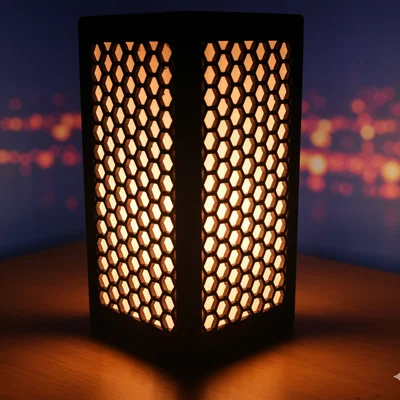 Honeycomb Glow: Đèn LED tối giản cho không gian hiện đại