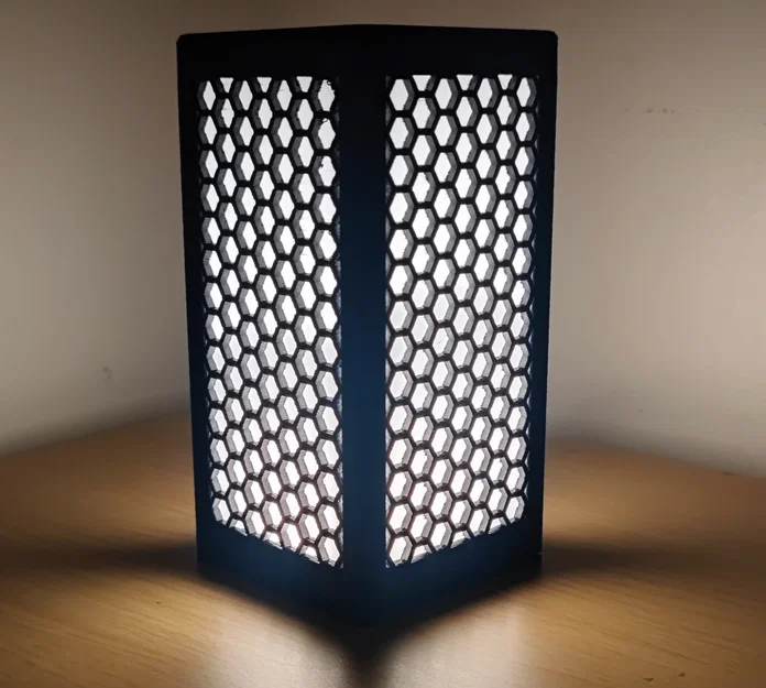 Honeycomb Glow: Đèn LED tối giản cho không gian hiện đại - Image 2
