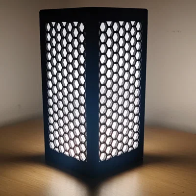 Honeycomb Glow: Đèn LED tối giản cho không gian hiện đại