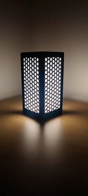 Honeycomb Glow: Đèn LED tối giản cho không gian hiện đại - Image 3