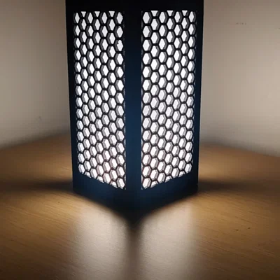 Honeycomb Glow: Đèn LED tối giản cho không gian hiện đại