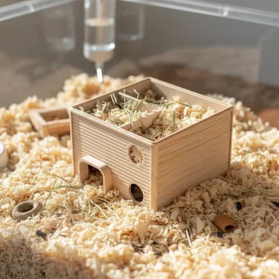 Cozy Climber: Nhà Hamster 2 Tầng Có Góc Ẩn Nấp Ấm Cúng