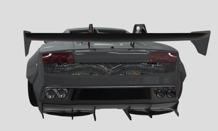 Mô hình in 3D Sport car2 thiết kế thể thao hầm hố - Image 3