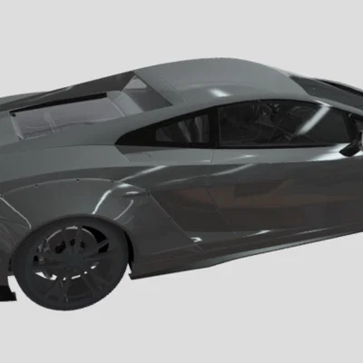 Mô hình in 3D Sport car2 thiết kế thể thao hầm hố