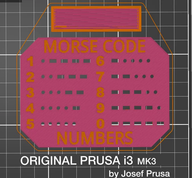 Bảng mã Morse tra cứu số - Mẫu in 3D giáo dục cực kỳ tiện lợi - Image 2