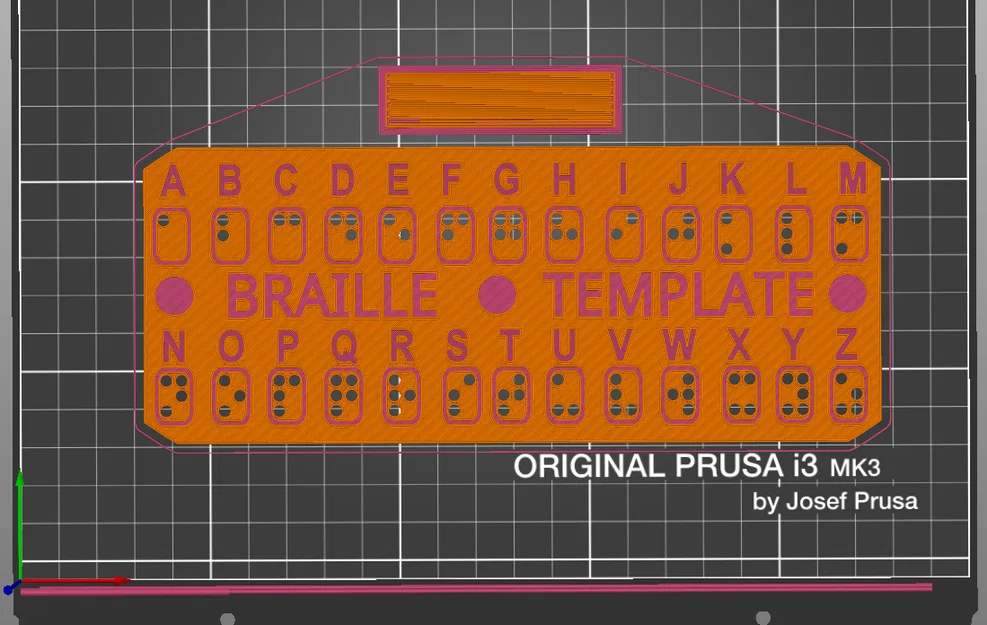 Bảng mẫu học chữ Braille đa sắc - Braille Template Multicolor - Image 2