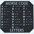 Bảng Tra Cứu Mã Morse (Morse Code Template) Đẹp Mắt Cho In 3D - Thumbnail 1