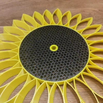 Nắp inlay cối xay gió Hoa Hướng Dương (Sunflower Windmill inlay cover)
