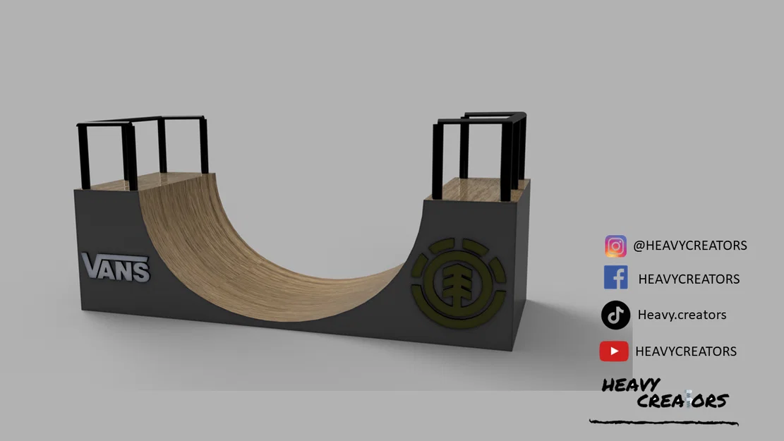 Mô hình đường dốc trượt ván mini cho tín đồ đam mê skate - Image 1