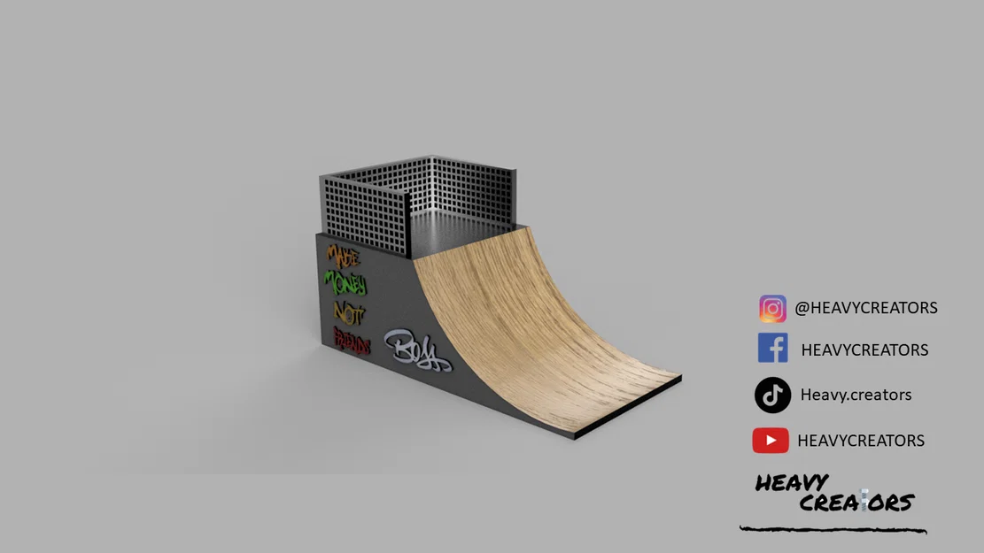 Mô hình dốc trượt ván mini (Simple Skate Ramp) cho Fingerboard - Image 1