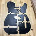 Template thân đàn Telecaster (Telecaster Guitar Body Template) - Thumbnail 2