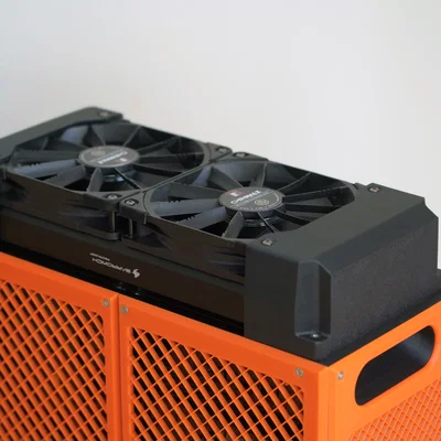 Beamcase - ngàm gắn radiator & fan ngoài V2 (50 phiên bản)