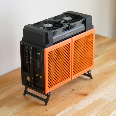 Beamcase - ngàm gắn radiator & fan ngoài V2 (50 phiên bản)