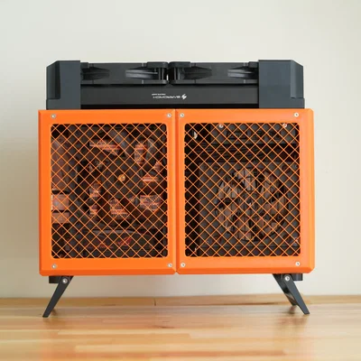 Beamcase - ngàm gắn radiator & fan ngoài V2 (50 phiên bản)