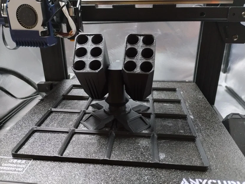 Hộp Cắm Bút Tháp Tên Lửa (Missile Turret) - Tương Thích Gridfinity - Image 3