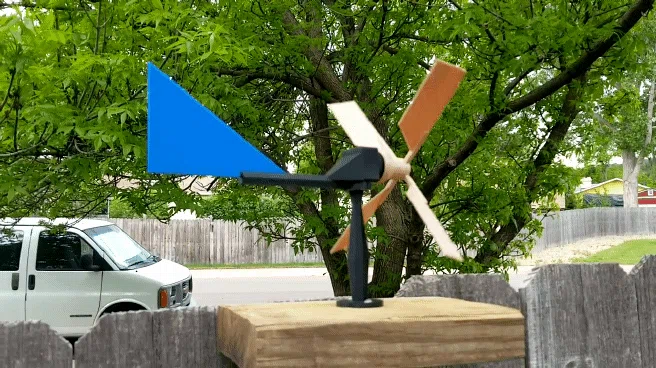 Cối xay gió 4 cánh (dùng 2 vòng bi 608) - Image 4