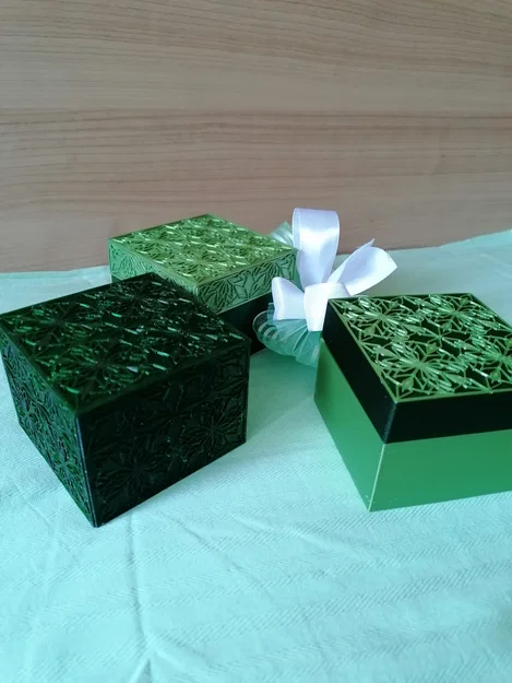 Hộp quà trang trí – 2 phiên bản (ornamental gift box - two variations) - Image 3