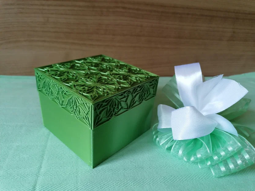 Hộp quà trang trí – 2 phiên bản (ornamental gift box - two variations) - Image 7