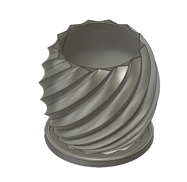 Planter #4 - Chậu xoắn (Twisted planter) - Image 3