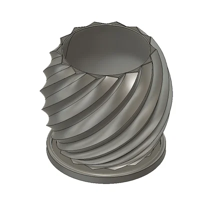Planter #4 - Chậu xoắn (Twisted planter)