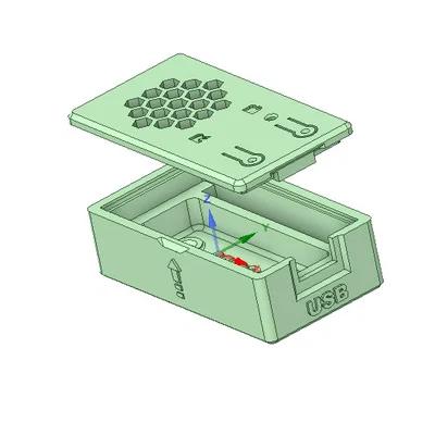 Hộp (case) cho ESP-WROOM-32 (38 chân)