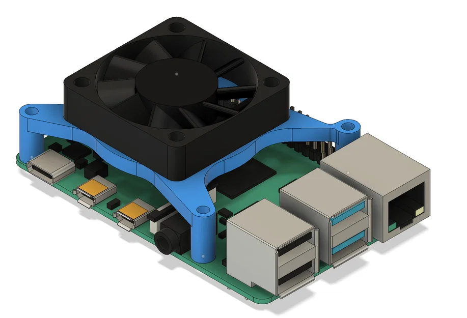 Giá đỡ quạt Raspberry Pi cho insert đồng M3 - Image 1