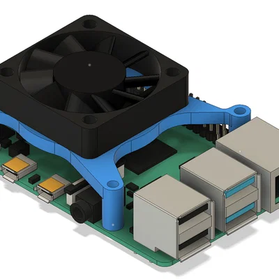 Giá đỡ quạt Raspberry Pi cho insert đồng M3