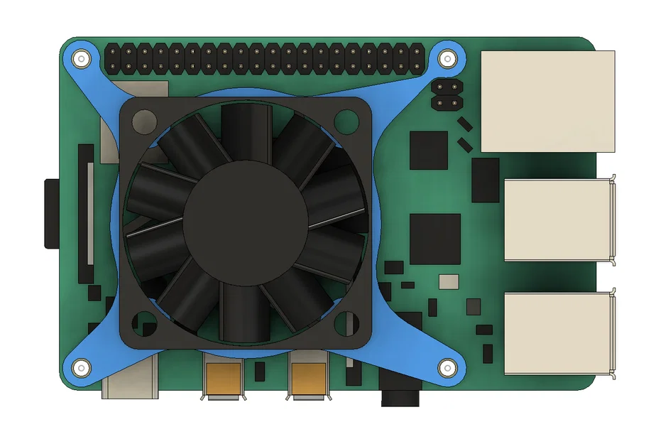 Giá đỡ quạt Raspberry Pi cho insert đồng M3 - Image 2