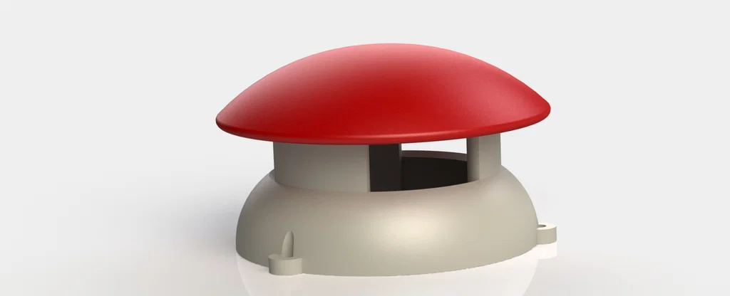 Bẫy sên hình nấm (Mushroom slug trap / Piège à limaces Champignon) - Image 2