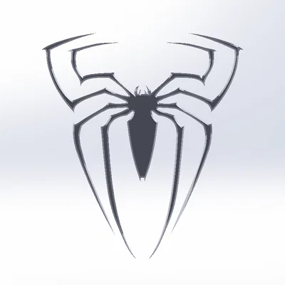 Logo Nhện Spider-Man Black Suit (Tobey Maguire) - Spider Logo