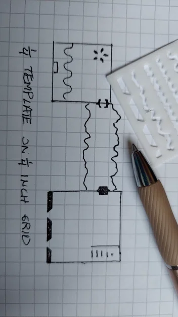 Dungeon Stencil – Bộ stencil ký hiệu vẽ map hầm ngục D&D - Image 2