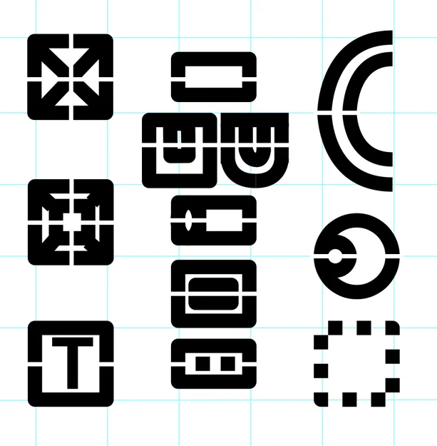 Dungeon Stencil – Bộ stencil ký hiệu vẽ map hầm ngục D&D - Image 8