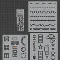 Dungeon Stencil – Bộ stencil ký hiệu vẽ map hầm ngục D&D - Thumbnail 11