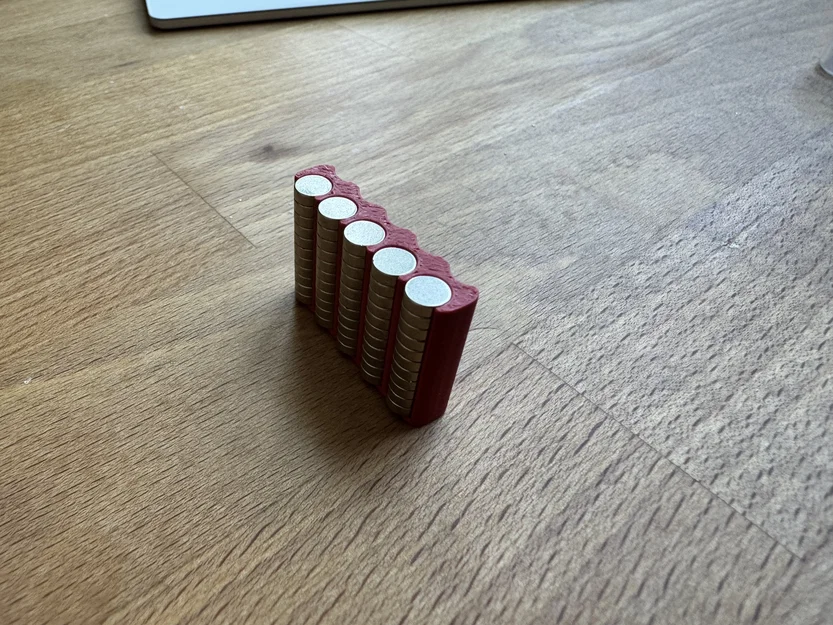 Gridfinity Magnet Holder 5mm Remix - Image 1