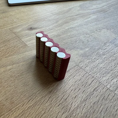Gridfinity Magnet Holder 5mm Remix