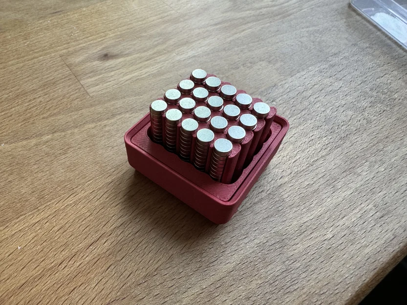 Gridfinity Magnet Holder 5mm Remix - Image 2