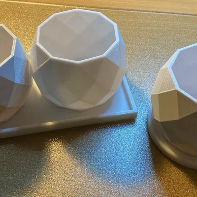 Planter #1 - Chậu/Planter hoạ tiết hình học