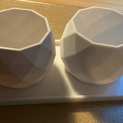 Planter #1 - Chậu/Planter hoạ tiết hình học