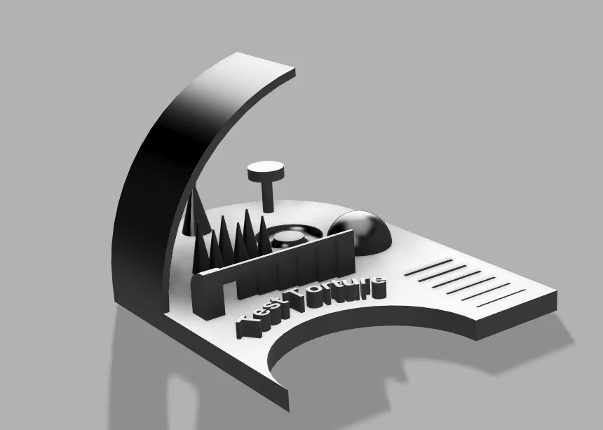 Mô hình kiểm tra hiệu chuẩn máy in 3D (Test Torture) - Image 1