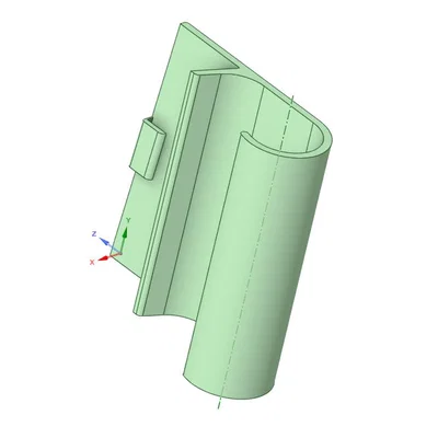 Tay nắm cửa cho máy in 3D Qidi Q1pro - Hai lựa chọn lắp đặt