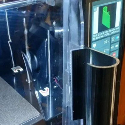 Tay nắm cửa cho máy in 3D Qidi Q1pro - Hai lựa chọn lắp đặt