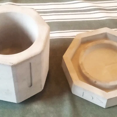 Khuôn xi măng & chậu cây (Pot & Cement mold)
