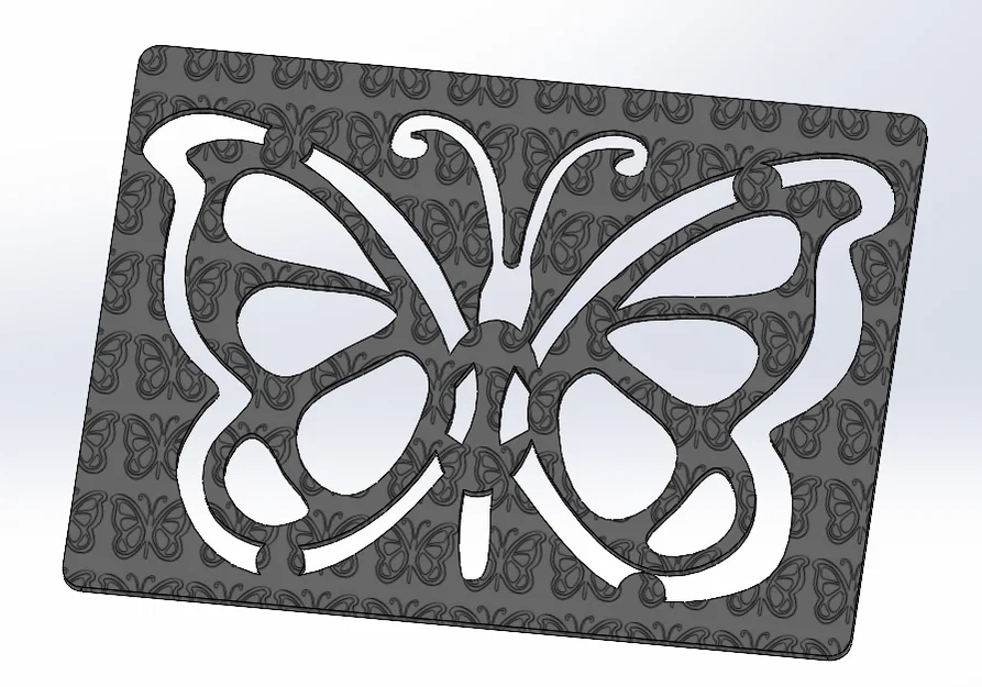 Khuôn Vẽ Con Bướm (Butterfly Drawing Template) - Image 2